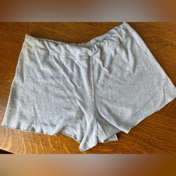 Aerie Women's Size Medium Gray Heathered Sweatpant Lounge Shorts Sleep Comfy - Picture 11 of 16